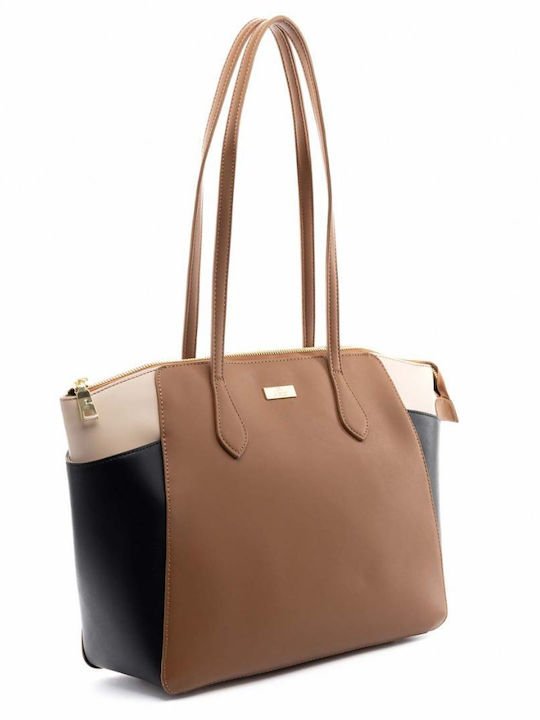 Veta Damen Tasche Schulter Braun