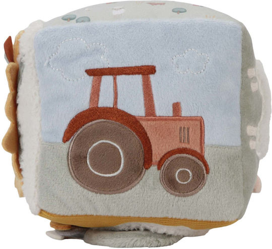 Little Dutch Activity Cube Little Farm made of Fabric with Sounds for 0++ Months