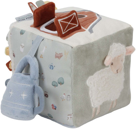 Little Dutch Activity Cube Little Farm made of Fabric with Sounds for 0++ Months