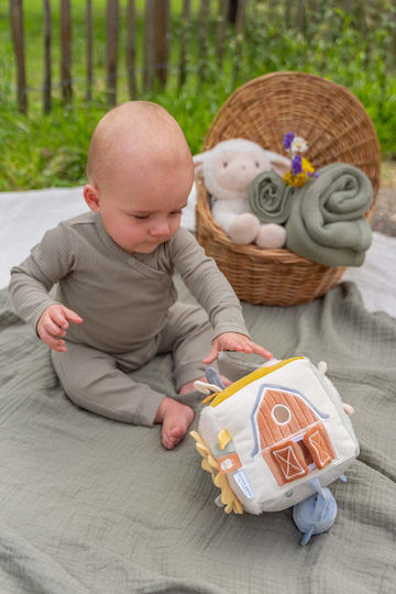 Little Dutch Activity Cube Little Farm made of Fabric with Sounds for 0++ Months