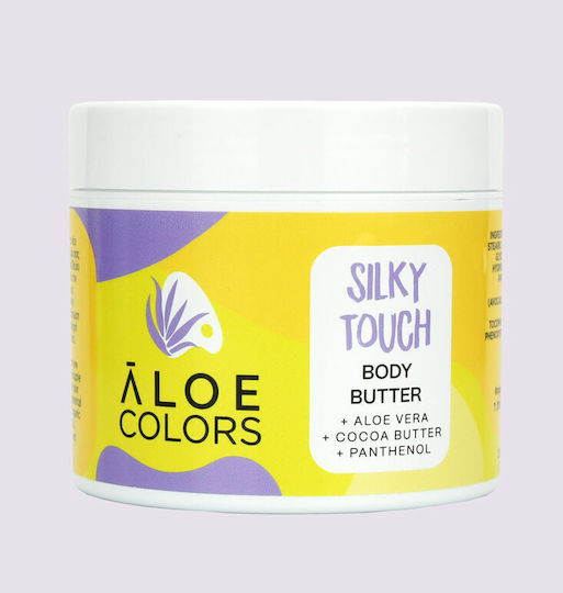 Aloe Colors Solky Touch Feuchtigkeitsspendende Butter Körperpflege mit Aloe Vera für Trockene/Sehr Trockene Haut 200ml
