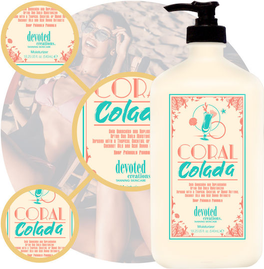 Devoted Creations Coral Colada After Sun Κρέμα με Aloe Vera 540ml