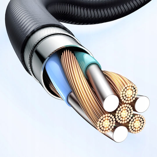 Mcdodo LED USB-C to Lightning Cable 36W Μαύρο 1m CA-3160