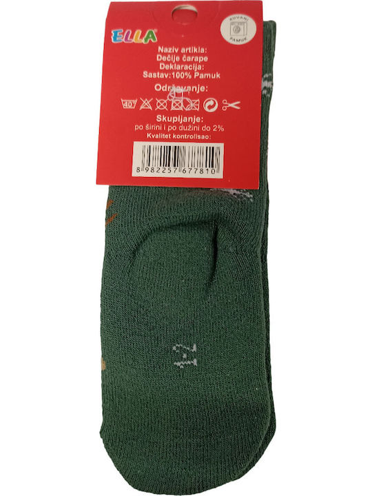 Ella Kids' Socks Green