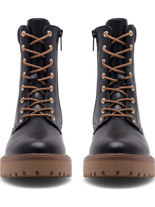 Damen Stiefeletten Schwarz