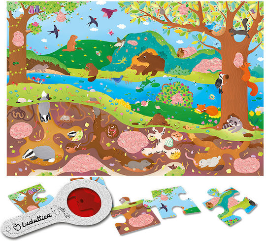 Παιδικό Puzzle Upside Down 24pcs Ludattica