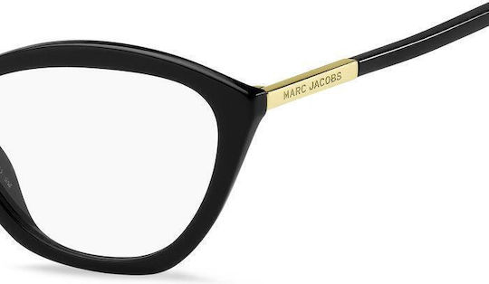 Marc Jacobs Γυναικείος Κοκκάλινος Σκελετός Γυαλιών Cat Eye Μαύρος MARC707 807