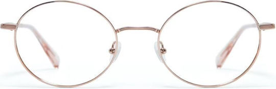 Gigi Barcelona Weiblich Metallisch Brillenrahmen Rose Gold 6856/6