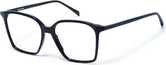 Gigi Barcelona Women's Acetate Prescription Eyeglass Frame Black 8108/1