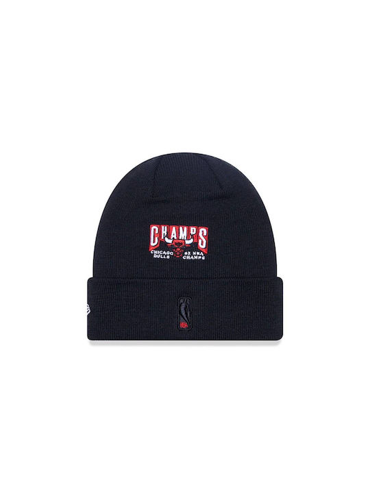 New Era Beanie Chicago Bulls Παιδικό Σκουφάκι Πλεκτό Μαύρο