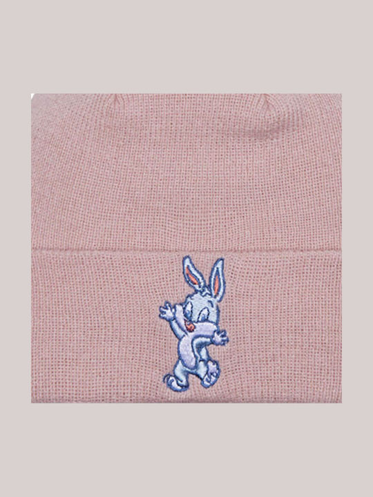Bugs Bunny Kinder Mütze Gestrickt Rosa