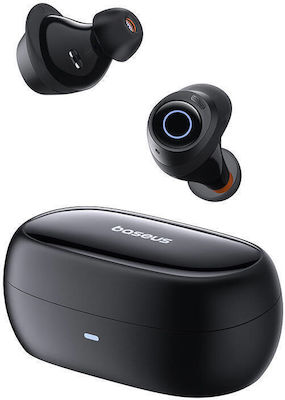 Baseus MA20 In-ear Bluetooth Handsfree Ακουστικά με Αντοχή στον Ιδρώτα και Θήκη Φόρτισης Μαύρα