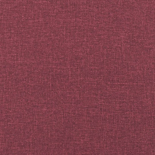 Σετ Σαλονιού 2-Sitzer & 2-Sitzer & Hocker Bordeaux