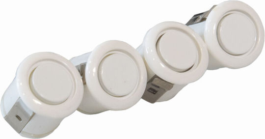 Osio Car Parking System OSP-235 with Buzzer and 4 Sensors 18mm in White Color