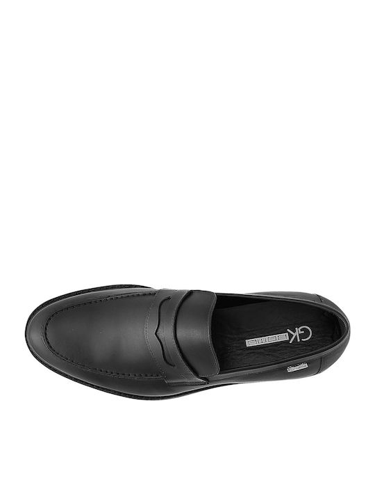 Mertin Men's Leather Loafers Black