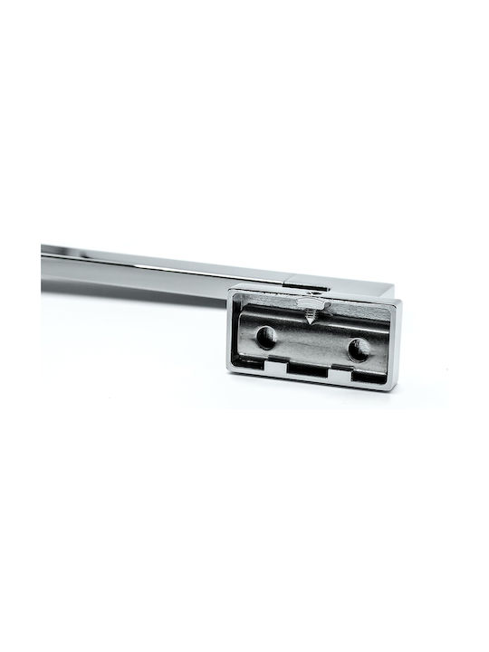 Inda Lea Metallic Paper Holder Wall Mounted Silver