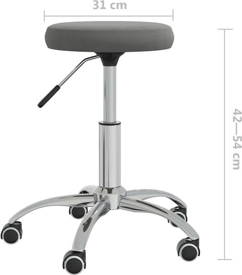 vidaXL Medical Stool Gray 3085739