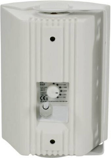 Adastra AD-BP4V Παθητικό Επιτοίχιο Ηχείο 35W (Τεμάχιο) Λευκό