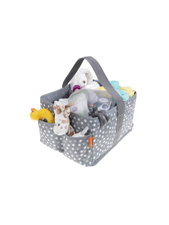 Dreambaby Kinderzimmer-Aufbewahrungskörbe Kosmetik Stars Grau