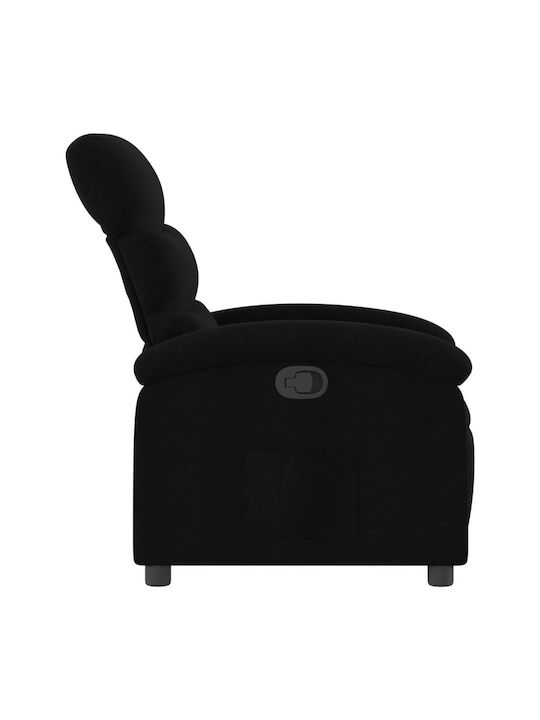 Relax Armchair with Footstool Black 70x92x99.5cm