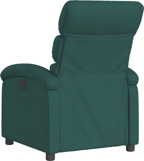 Фотьойл Relax С поставка за крака Dark Green 70x92x99.5см