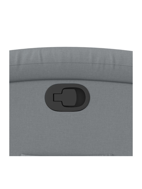 Relaxsessel mit Fußhocker Light Grey 70x92x99.5cm