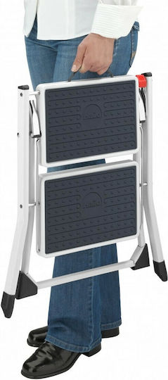 Hailo Step Ladder Plastic 2 Steps 45cm