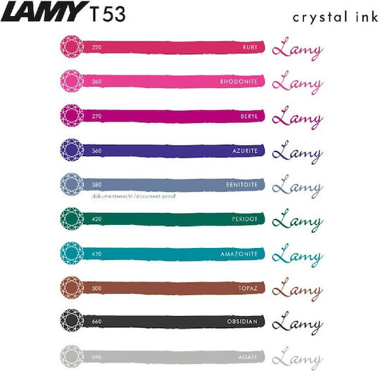 Lamy Ersatz- und Füllfederhaltertinten für Füllfederhalter Medium Lila 30ml