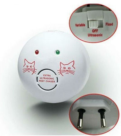 Ultrasonic Pestchaser Ultrasonic Repellent Device Cats / Birds / Rodents