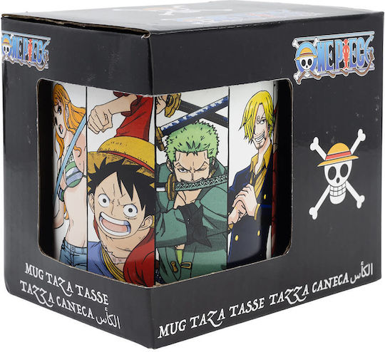Stor One Piece Crew Battle Becher Keramik Mehrfarbig 325ml