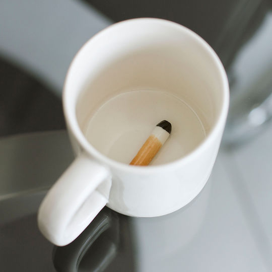 Thumbs Up Gross Mug - Cigarette Mug Ceramic 300ml