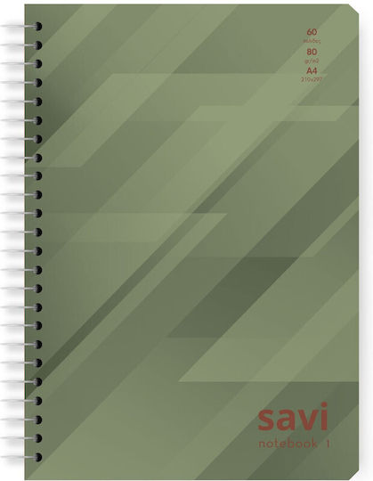 The Penwest Company Σπιράλ Τετράδιο Ριγέ Α4