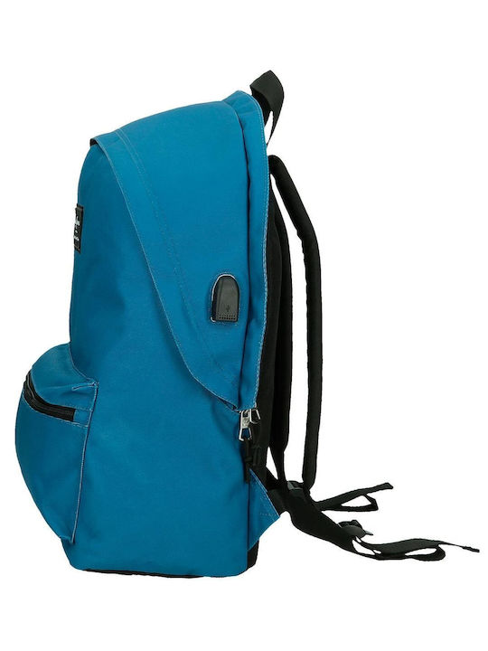 Pepe Jeans Aris Schulranzen Rucksack Junior High-High School Blau