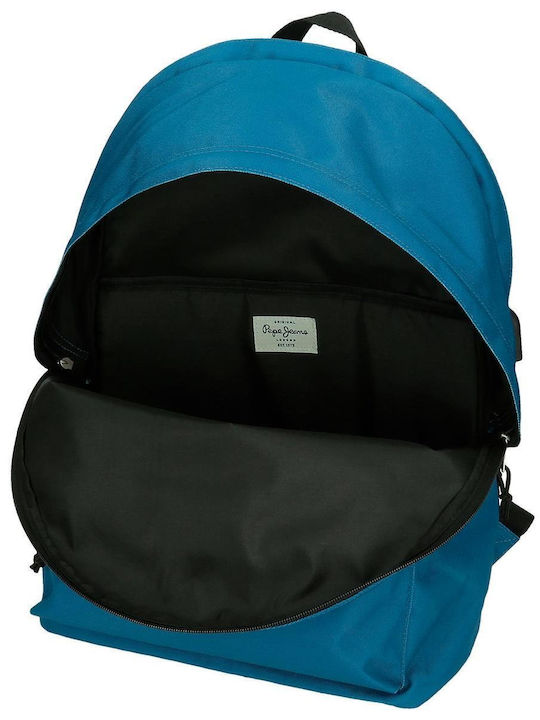 Pepe Jeans Aris Schulranzen Rucksack Junior High-High School Blau