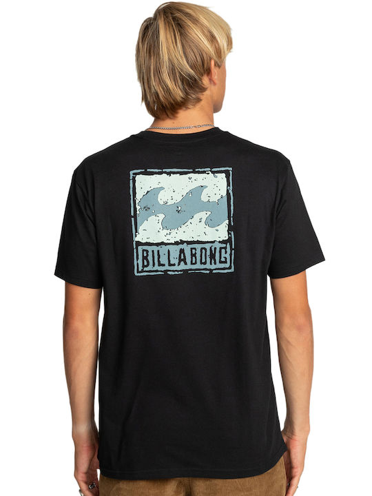 Billabong Ανδρικό T-shirt Κοντομάνικο Μαύρο