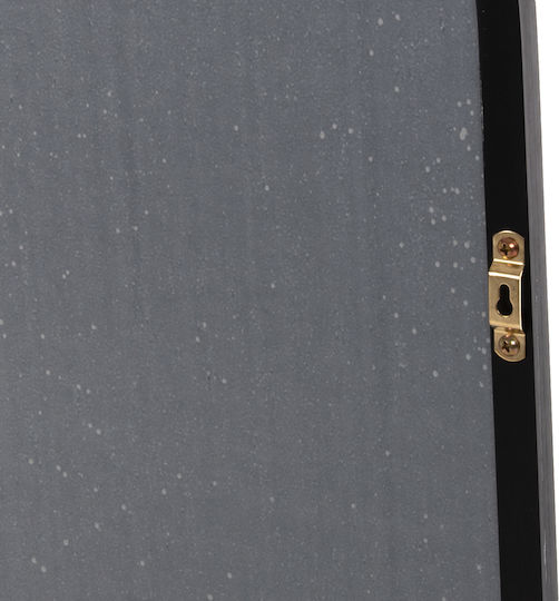 HomeMarkt Oglindă De Podea Cu Cadru Metalic Negru 160x40cm