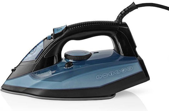 Nedis Steam Iron 2600W with Ceramic Plate and Continuous Steam Supply 25g/min