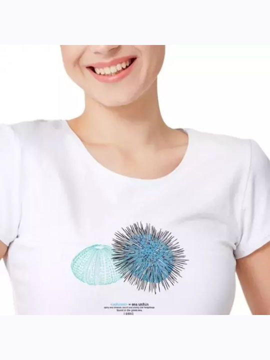 T-greeks Γυναικείο T-shirt Λευκό