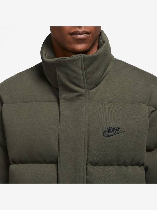 Winter Jacket Puffer Khaki