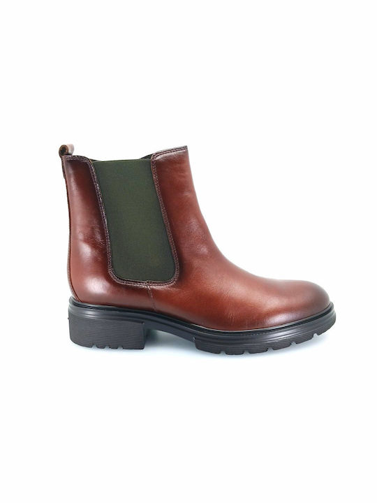 Gabor Leder Damen Chelsea Stiefeletten Braun