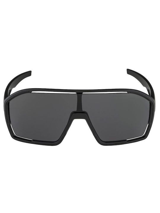Alpina Bonfire Men's Sunglasses with All Black Matt / Smoke Plastic Frame and Black Lens A8687431