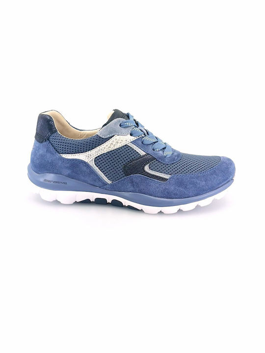 Gabor Damen Anatomisch Sneakers Blau