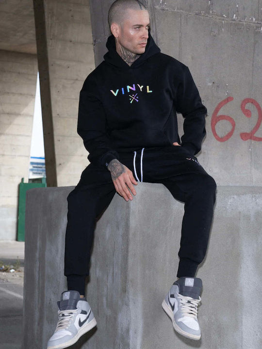 Vinyl Art Clothing Men's Sweatpants black