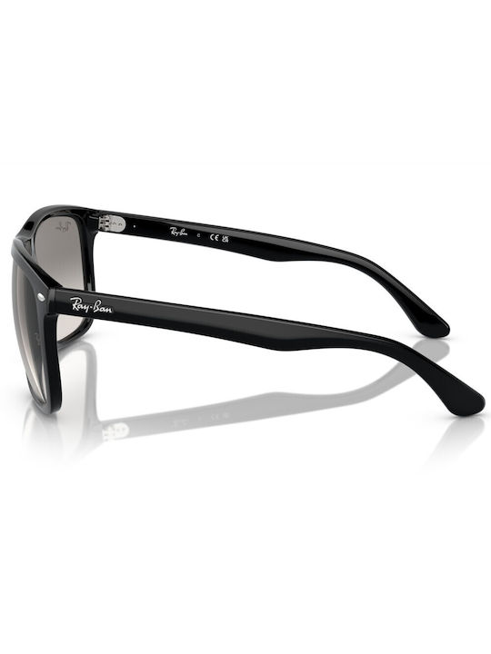 Ray Ban Boyfriend Sunglasses with Black Plastic Frame and Gray Gradient Lens RB4547 601/32