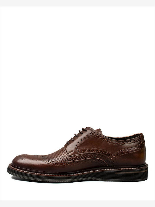 Men's Leather Oxfords Brown
