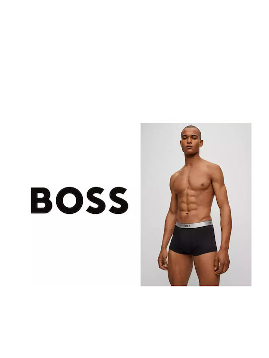 Hugo Boss Boxeri pentru bărbați Black|Red 2Pachet