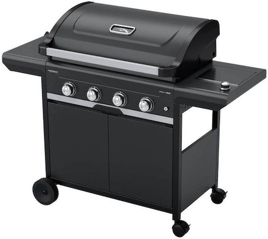 Campingaz Select 4 EXS Gasgrill Gusseisen Rost mit 4 cm 12kW und Seitenbrenner