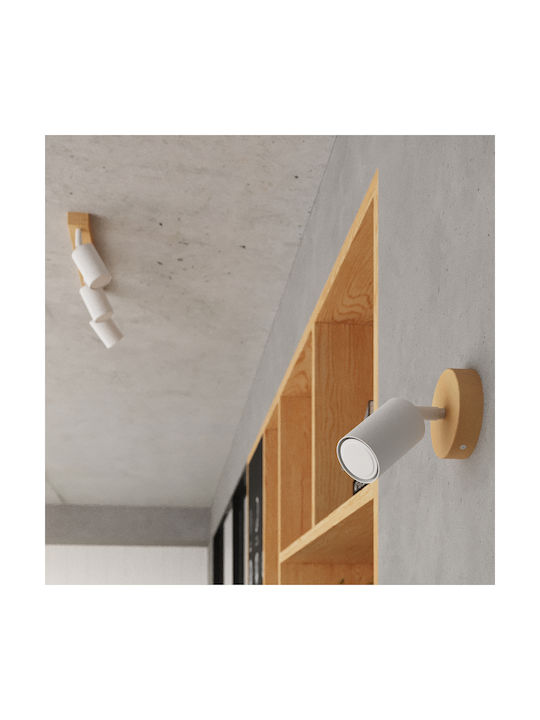 Sollux 3l Pendant Light White with Socket GU10 18x13x47cm