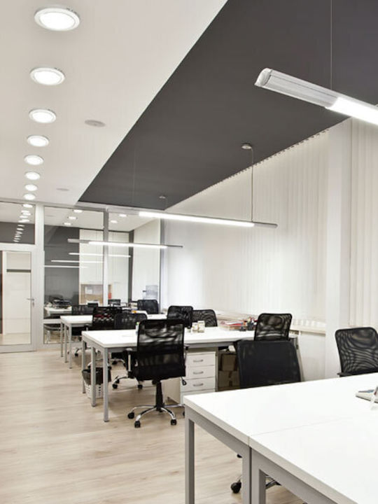 Horoz Electric Кръгла Вграден LED Панел 12W с Неутрално бяло Светлина 4200К