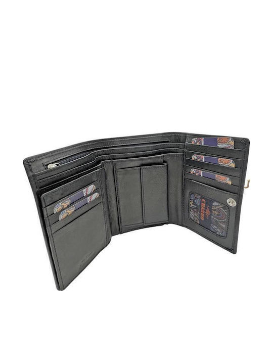 Leather Women's Wallet Classic Black